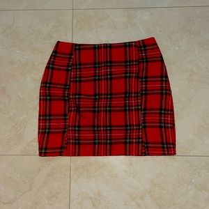Plaid Skirt